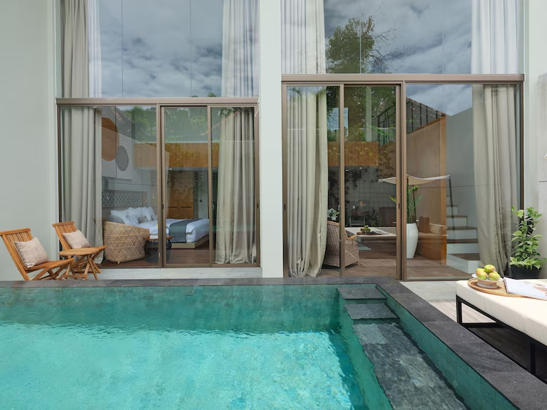Private pool villa at Kayumas Seminyak Resort